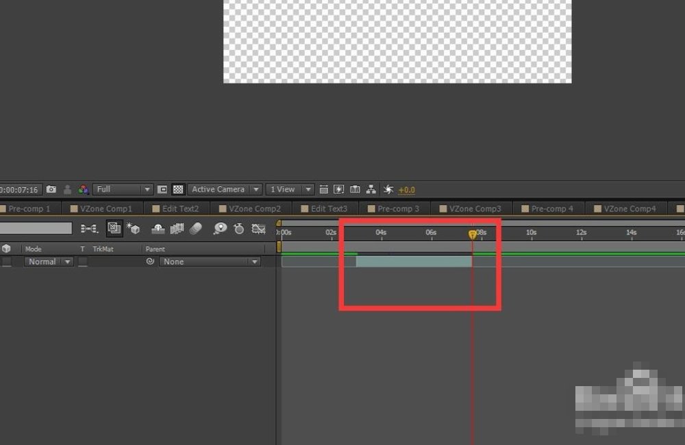 怎么用AE截取一段视频中的一部分视频