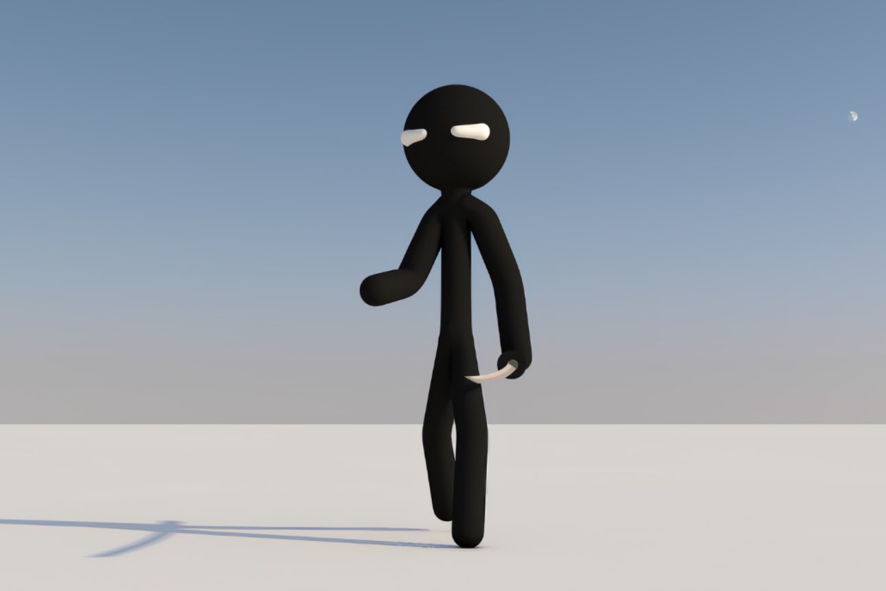 火柴人怎么画帅电锯人