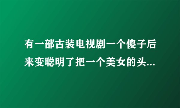 有一部古装电视剧一个傻子后来变聪明了把一个美女的头换到了自己媳妇身体上