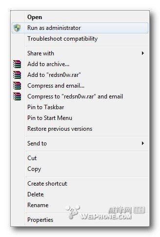 我的手机是苹果3,我用红雪软件越狱结果无法开机了怎么回事?