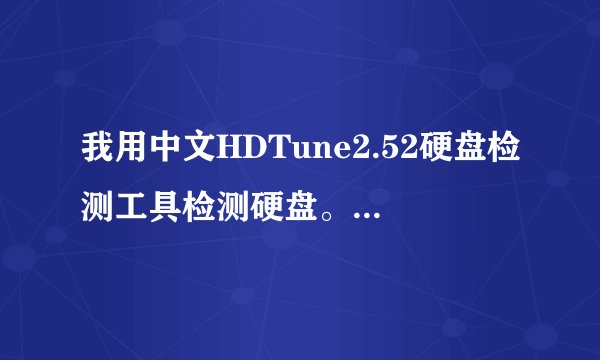 我用中文HDTune2.52硬盘检测工具检测硬盘。健康状况（05）再分配扇区计数 项显示红色，状态衰退。请问这是