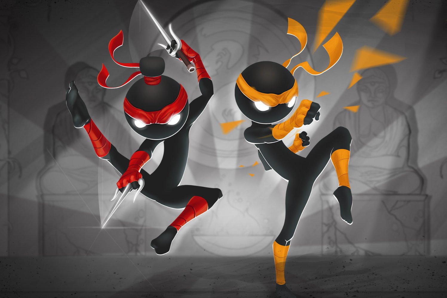 火柴人怎么画帅电锯人