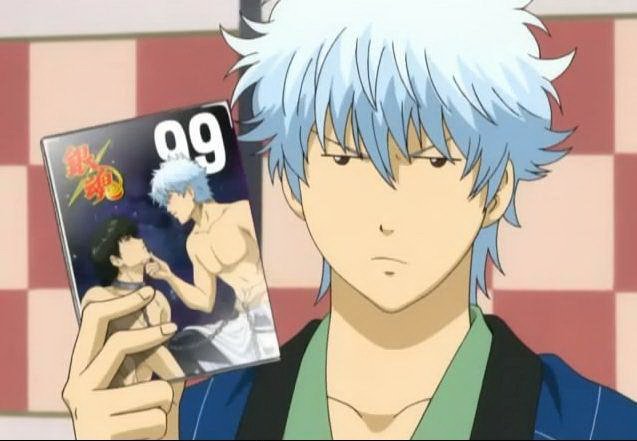 银魂193最后银酱拿着他帮土方的同人本的截图