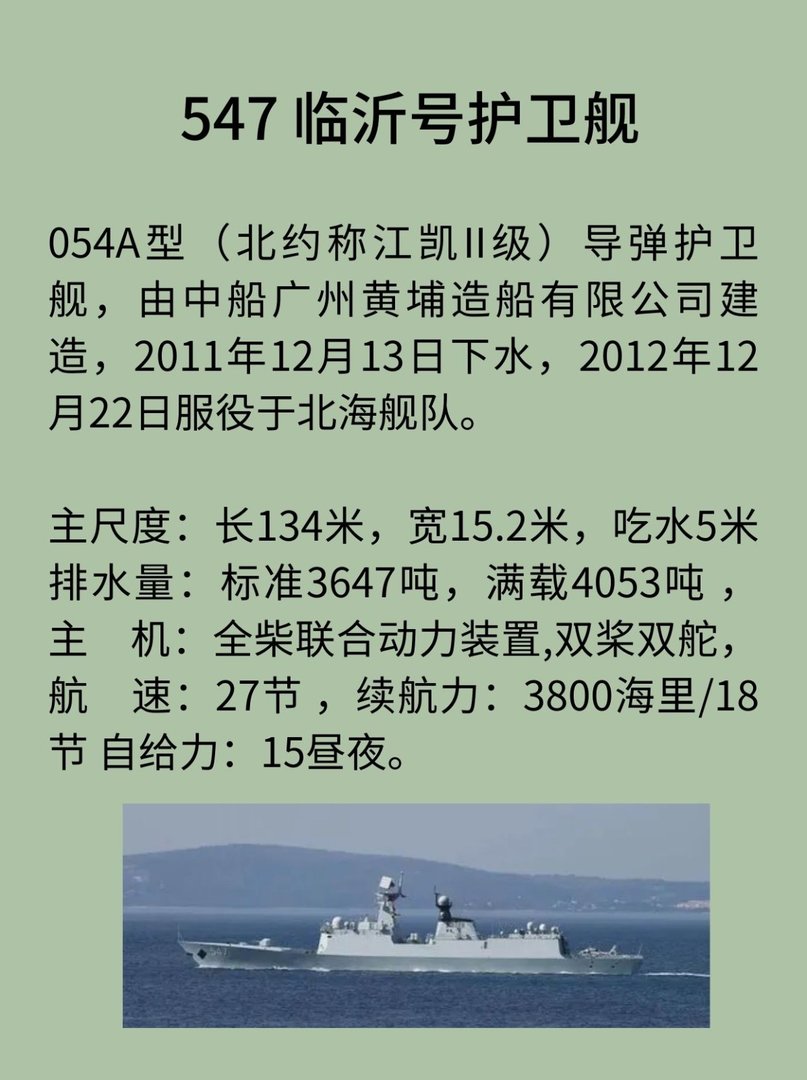 547临沂号护卫舰