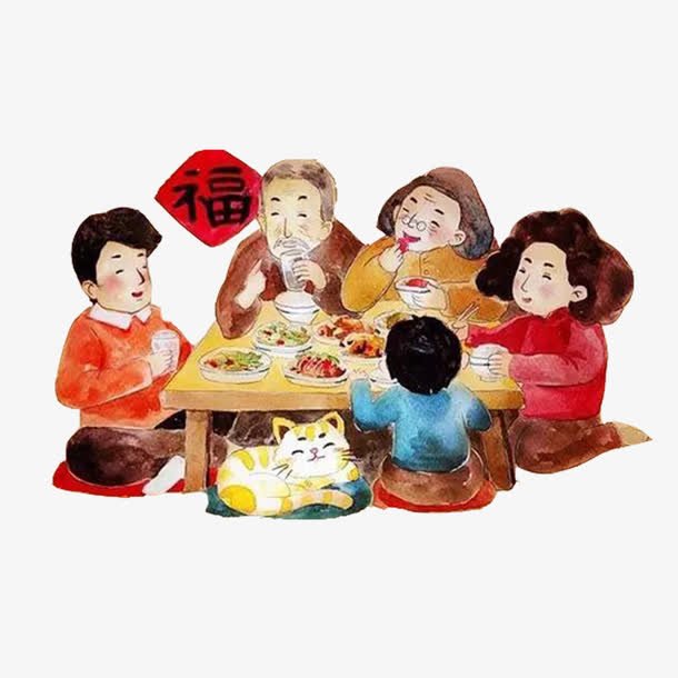 合家欢乐的“合”指的是什么？