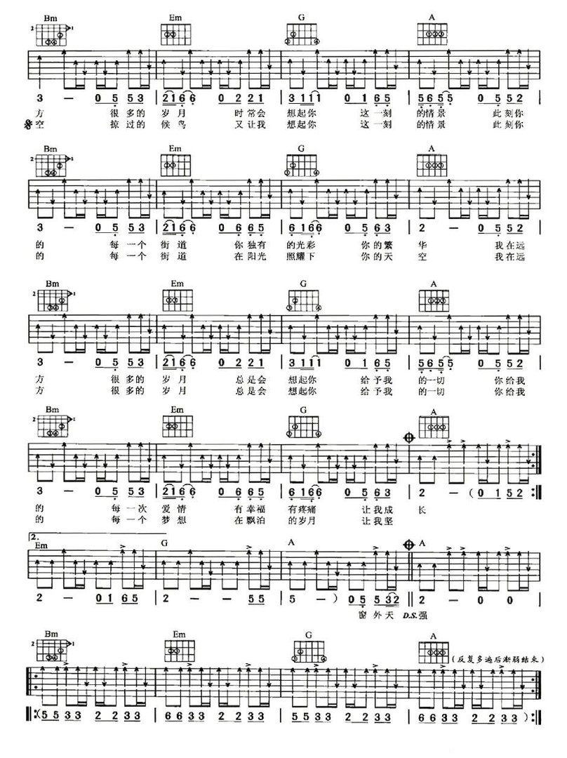 许巍有一首歌歌词里叫我在远方是什么歌?