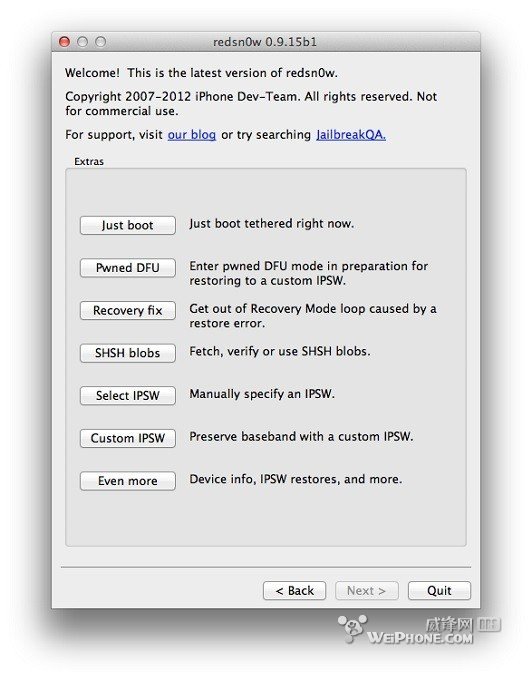 我的手机是苹果3,我用红雪软件越狱结果无法开机了怎么回事?