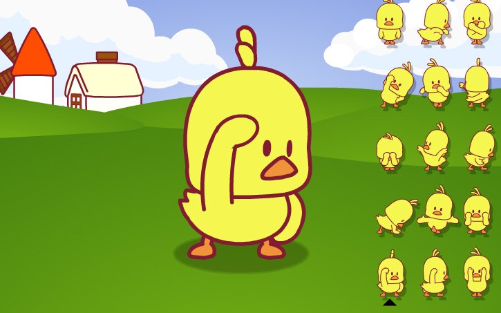 谁有这只小鸭子做运动的卡通视频， 在线等~~, 谢谢啦