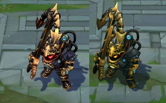 LOL深海泰坦的皮肤有哪些？好看么？有特效么？