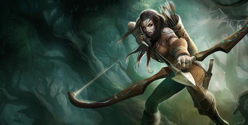 《英雄联盟》游戏中“艾希”和“蛮王”的故事内容是什么？