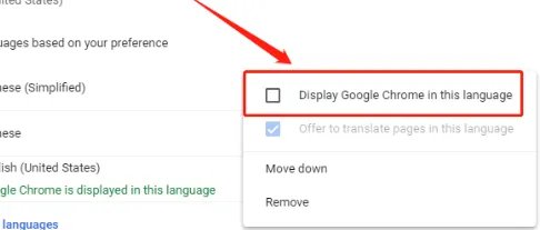 谷歌浏览器英文版设置中文操作方法