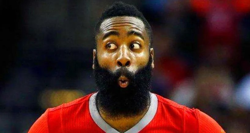 哈登腿筋二级拉伤了吗？