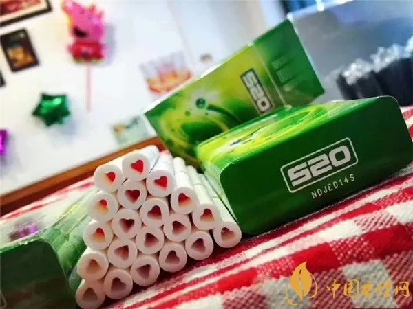 台湾520烟多少钱一包 台湾哈密瓜爆珠价格16元/盒