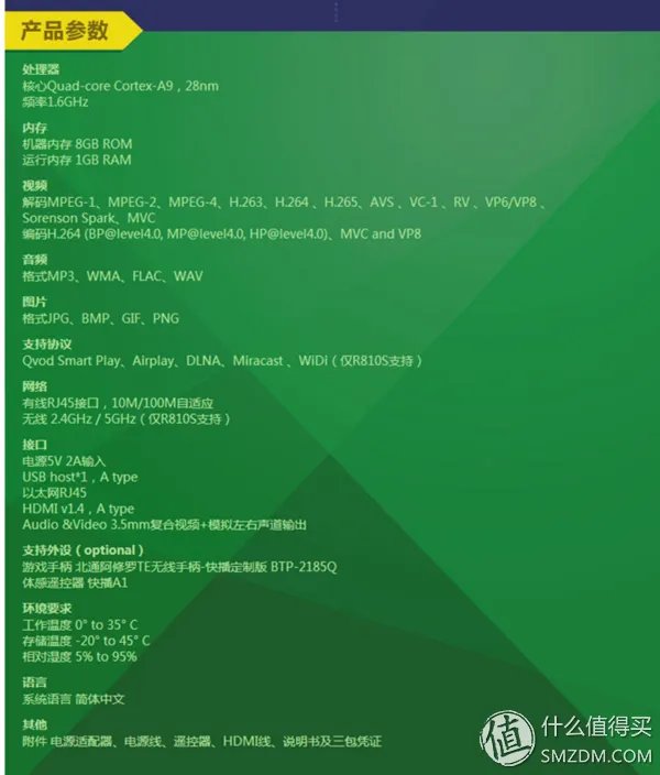 资源强大你懂的:QVOD Living PC 快播小方  R810 标配版 高清网络播放器