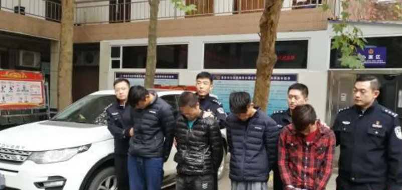 豪车作案碰瓷团伙捉获了吗？