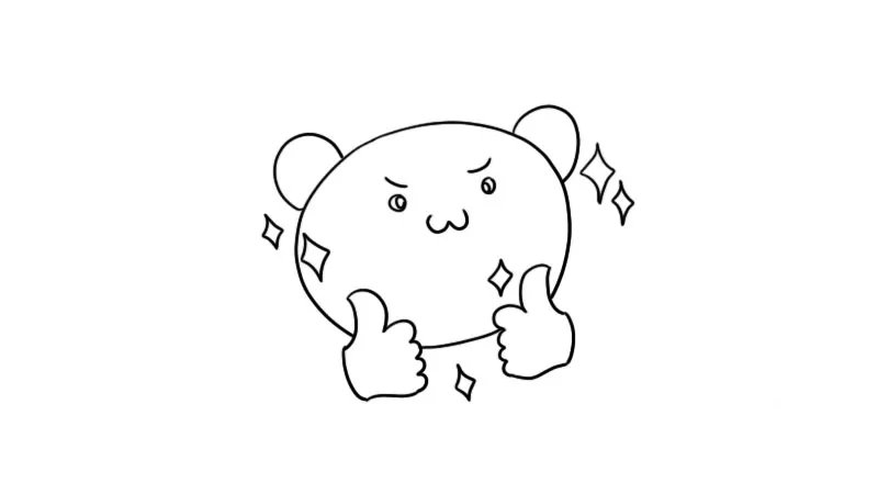 手绘表情包简笔画