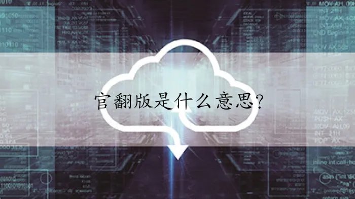官翻版是什么意思？