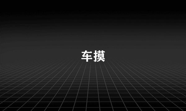 车摸