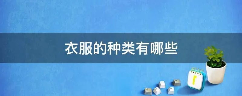 衣服的种类有哪些