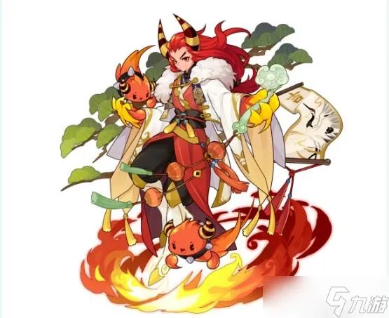 洛克王国2022吉禄豪炎海报形象什么样