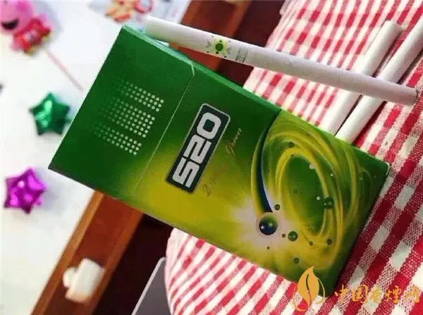 台湾520烟多少钱一包 台湾哈密瓜爆珠价格16元/盒