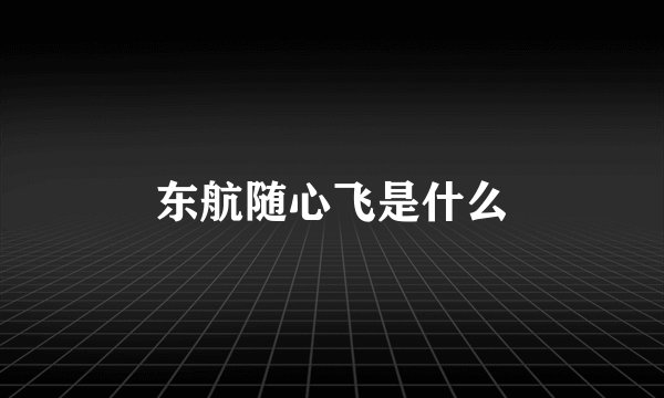 东航随心飞是什么