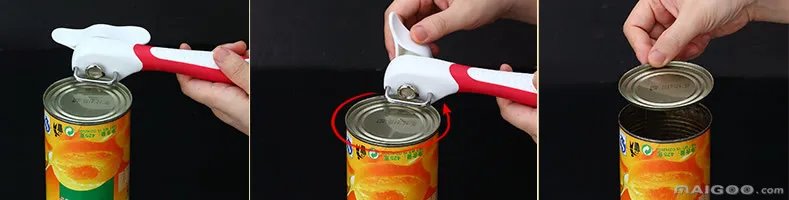 【开罐器使用方法】开罐器怎么用 3种开罐器用法图解