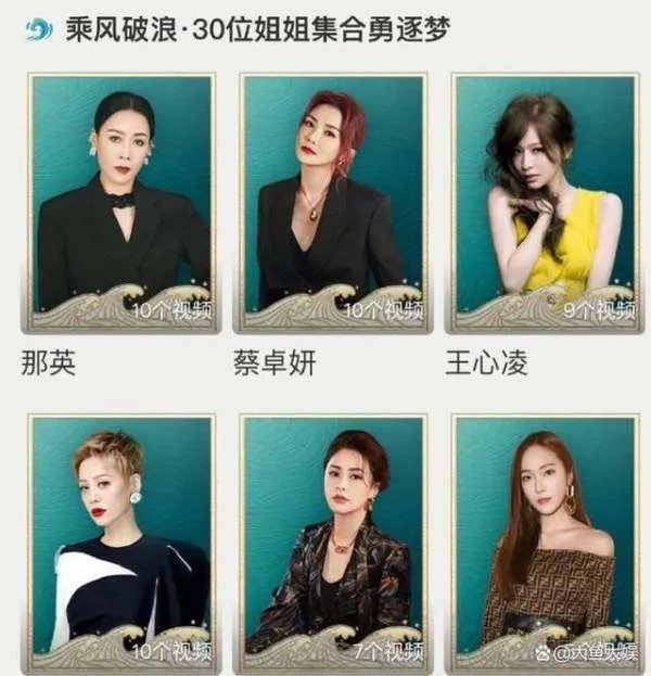 乘风破浪官宣全阵容