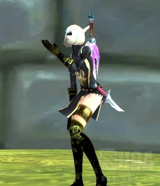 《魔兽世界》皮甲性感2B小姐幻化