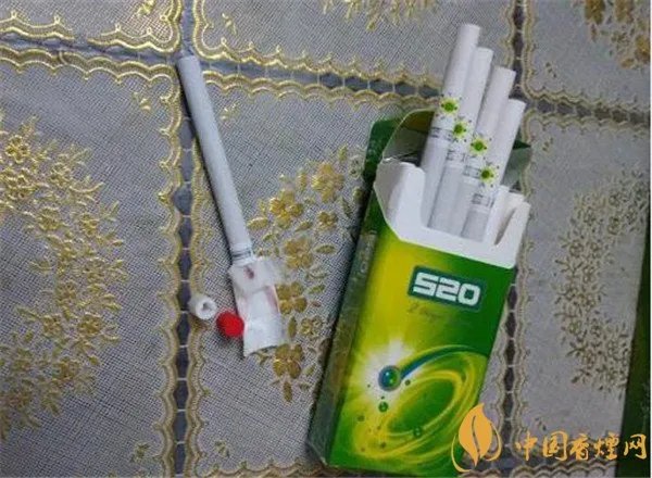 台湾520烟多少钱一包 台湾哈密瓜爆珠价格16元/盒