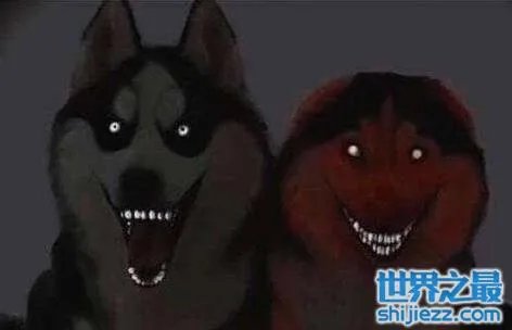 笑脸狗恐怖原图,看过原图的人全部都疯了(胆小勿入)