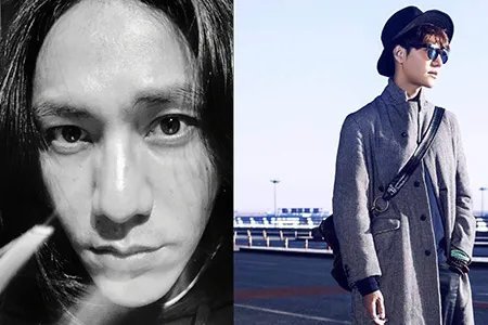 陈坤扎小辫自拍侧颜超美 机场现身穿黑衣很炫酷