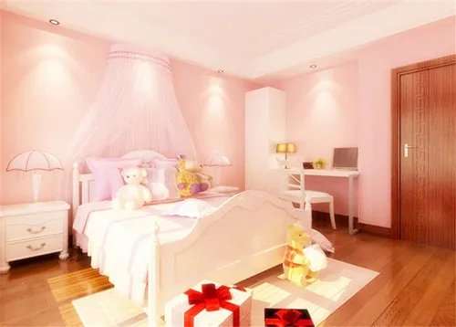 粉色卧室装修效果图 5款女生喜欢的卧室效果图