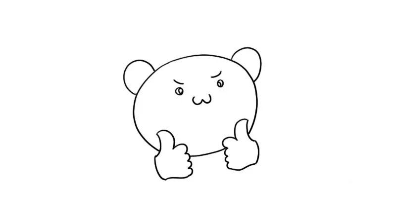 手绘表情包简笔画