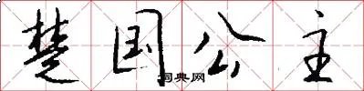 楚国公主