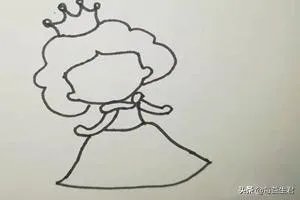 小公主怎么画？