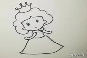 小公主怎么画？