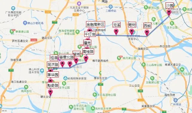 2021广州广佛地铁线路图 广佛地铁线站点图及运营时间表