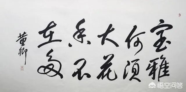 怎样评价董卿的书法作品？