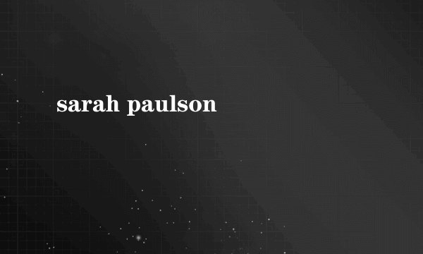 sarah paulson