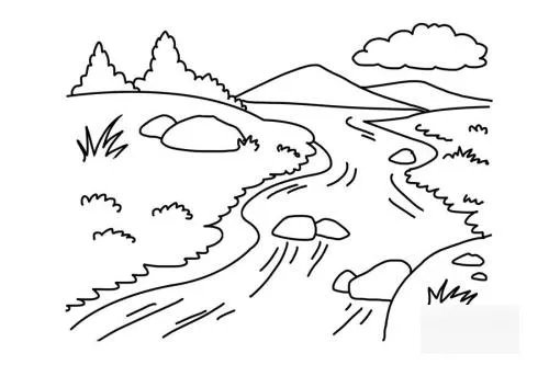 我的家乡怎么画简单又漂亮