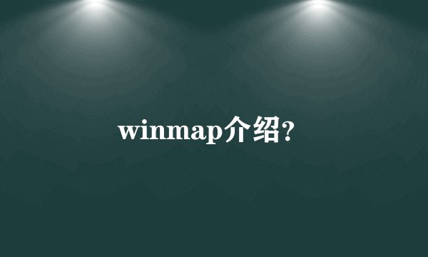winmap介绍？