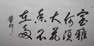 怎样评价董卿的书法作品？