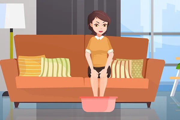 艾叶泡脚的方法和用量