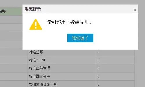 索引超出了数组界限是什么意思