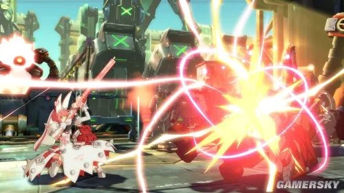 《罪恶装备Xrd -SIGN-》新角色Elphelt登场 白丝E奶妹恶斗大肌霸