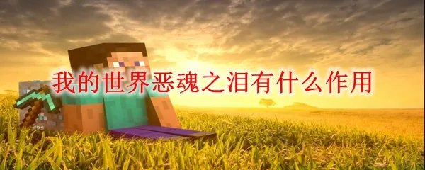 我的世界恶魂之泪有什么作用
