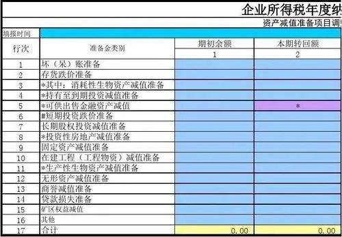 纳税调整项目明细表是什么？