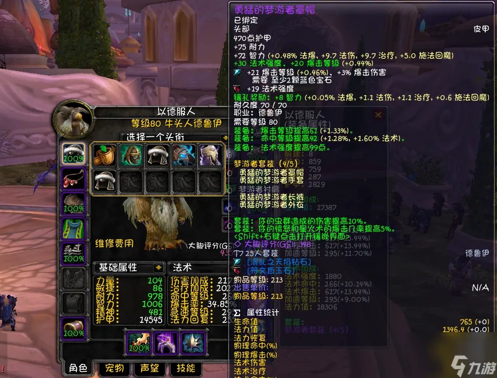 魔兽世界鸟德输出手法攻略 鸟德天赋配装详解