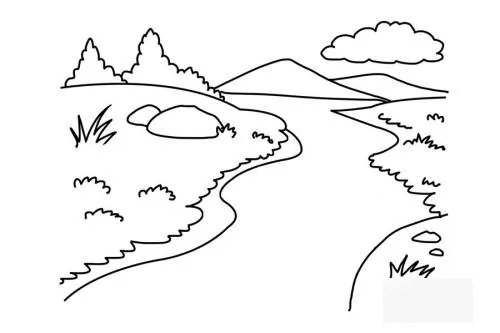 我的家乡怎么画简单又漂亮